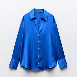 Zara Satin Effect Shirt